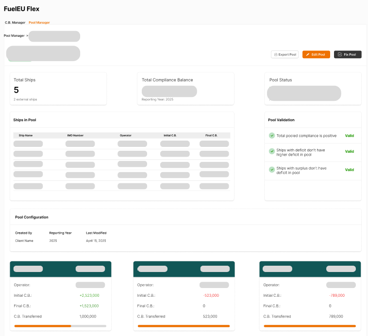 A clinical dashboard displaying device volume analytics, with pie charts visualizing implant distribution by type and manufacturer for tracking vendor market share.